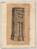 Autel en marbre (Mus&eacute;e du Vatican) - Dessin original vers 1930. Louis Henri Laffill&eacute;e