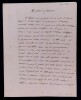 Auguste VERMOREL, MANUSCRIT AUTOGRAPHE SIGN&Eacute; SUR LE THEATRE "Le proc&egrave;s &agrave; femmes". Auguste VERMOREL