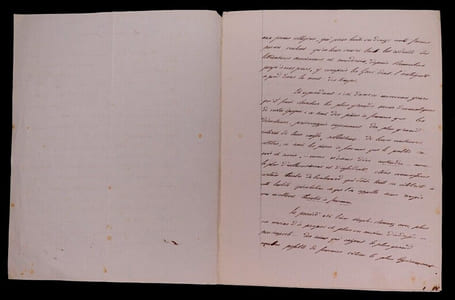 Auguste VERMOREL, MANUSCRIT AUTOGRAPHE SIGNÉ SUR LE THEATRE "Le procès à femmes"