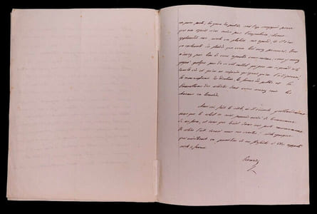Auguste VERMOREL, MANUSCRIT AUTOGRAPHE SIGNÉ SUR LE THEATRE "Le procès à femmes"