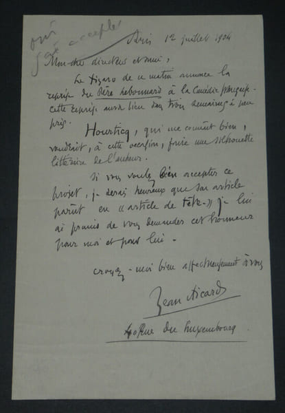 Jean AICARD, Po&egrave;te - LETTRE AUTOGRAPHE SIGN&Eacute;E, 1904. Jean AICARD