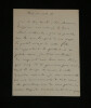 &Eacute;mile Deschanel - BELLE LETTRE AUTOGRAPHE SIGN&Eacute;E - 4 pages - 1887. &Eacute;mile Deschanel