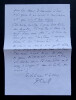 Ren&eacute; &Eacute;TIEMBLE - LETTRE AUTOGRAPHE SIGN&Eacute;E &Agrave; Arnold ROSIN, 1985. Ren&eacute; &Eacute;tiemble