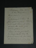 Henry LYONNET - LETTRE AUTOGRAPHE SIGN&Eacute;E - Bordeaux, 1912, 2 pages. Henry LYONNET