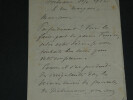 Henry LYONNET - LETTRE AUTOGRAPHE SIGN&Eacute;E - Bordeaux, 1912, 2 pages. Henry LYONNET