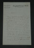 Armand-Emmanuel-Charles GUIGNARD de ST PRIEST - LETTRE AUTOGRAPHE SIGN&Eacute;E, 1835. Armand-Emmanuel-Charles GUIGNARD de Saint-Priest