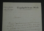 Armand-Emmanuel-Charles GUIGNARD de ST PRIEST - LETTRE AUTOGRAPHE SIGN&Eacute;E, 1835. Armand-Emmanuel-Charles GUIGNARD de Saint-Priest
