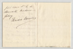 H&eacute;l&egrave;ne de Heredia Doumic - Lettre autographe sign&eacute;e &agrave; Armand Godoy - "Beau Foch". H&eacute;l&egrave;ne de Heredia Doumic
