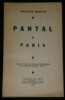 Pantal &agrave; Paris. Antoine Bervin