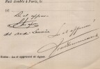 Pouvoir sign&eacute; Chapin dit Andr&eacute; Lemoine Collection coh&eacute;rente 25 auteurs&musiciens. Chapin dit Andr&eacute; Lemoine