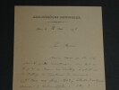 Charles de La Ronci&egrave;re - Historien - LETTRE AUTOGRAPHE SIGN&Eacute;E - 1908. Charles de La Ronci&egrave;re