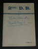 No&euml;l-No&euml;l, Claire Olivier - Autographes issus d'un carnet d'autographes, 1950. No&euml;l-No&euml;l, Claire Olivier