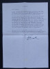 Ren&eacute; &Eacute;TIEMBLE - TAPUSCRIT SIGN&Eacute; &Agrave; Arnold ROSIN, 1986. Ren&eacute; &Eacute;tiemble