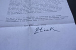 Ren&eacute; &Eacute;TIEMBLE - TAPUSCRIT SIGN&Eacute; &Agrave; Arnold ROSIN, 1986. Ren&eacute; &Eacute;tiemble