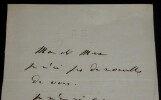 Adolphe BELOT - Lettre autographe sign&eacute;e - Romancier. Adolphe Belot
