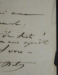 Adolphe BELOT - Lettre autographe signée - Romancier