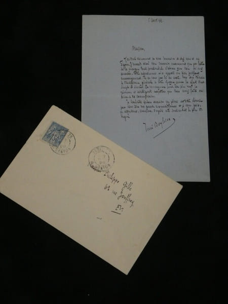 Ren&eacute; Boylesve - Lettre autographe sign&eacute;e, adress&eacute;e &agrave; Philippe Gille - 1899. Ren&eacute; BOYLESVE