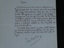 Ren&eacute; Boylesve - Lettre autographe sign&eacute;e, adress&eacute;e &agrave; Philippe Gille - 1899. Ren&eacute; BOYLESVE