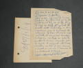 Abel LEFRANC - Carte lettre autographe sign&eacute;e au Directeur du Courrier de la Presse, 1919. Abel LEFRANC