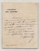 Louis Andrieux - Lettre autographe sign&eacute;e - Chambre des d&eacute;put&eacute;s. Louis Andrieux