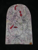Dessin surr&eacute;aliste et art d&eacute;co, avec un tampon de collectionneur. 