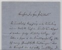 Friedrich von Tschudi - Lettre autographe sign&eacute;e - 1874. Friedrich von Tschudi