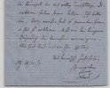 Friedrich von Tschudi - Lettre autographe sign&eacute;e - 1874. Friedrich von Tschudi