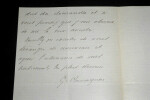 Godefroy CAVAIGNAC - LETTRE AUTOGRAPHE SIGN&Eacute;E. Godefroy Cavaignac