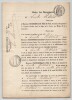 Pouvoir sign&eacute; par Emile Pessard - Collection de 25 auteurs & musiciens. Emile Pessard