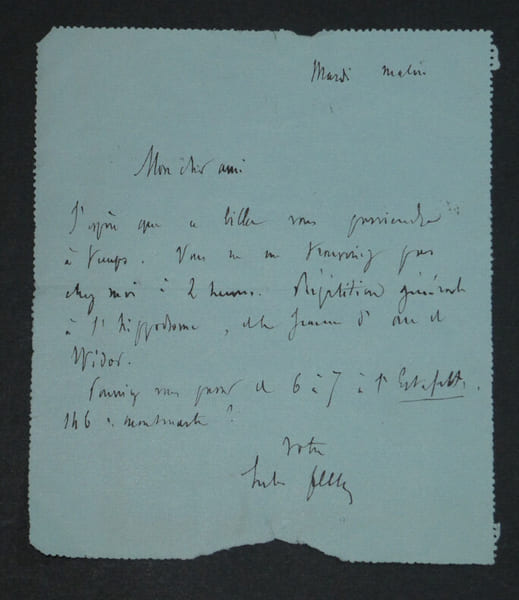 Jules FERRY, Homme d'&Eacute;tat - LETTRE AUTOGRAPHE SIGN&Eacute;E &Agrave; Mr Albert DELPIT, 1890. Jules FERRY
