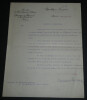 Laurent EYNAC, Homme politique - LETTRE TAPUSCRITE SIGN&Eacute;E &agrave; Hubert LYAUTEY, 1933. Laurent EYNAC