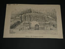Dessin original sign&eacute; - Ch&acirc;teau de Dampierre - Architecture. Louis Henri Laffill&eacute;e
