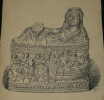 Dessin original sign&eacute; — Coffret cin&eacute;raire &eacute;trusque (Mus&eacute;e de Florence). Louis Henri Laffill&eacute;e