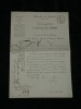 Alphonse ANDRAU-MORAL. Lot de deux Commissions de l'Administration des Postes, 1839 & 1847. Alphonse ANDRAU MORAL