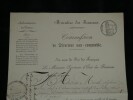 Alphonse ANDRAU-MORAL. Lot de deux Commissions de l'Administration des Postes, 1839 & 1847. Alphonse ANDRAU MORAL