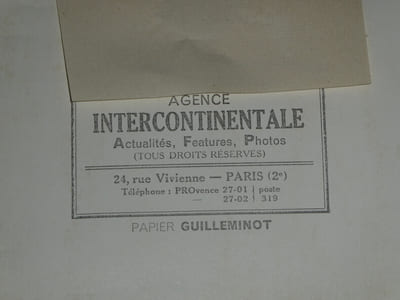 André DHOTEL - Photographie de presse 17,9 x 12,9 cm, Agence Intercontinentale, Le prix Fémina, le 28 Novembre 1955