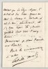 A. Catulle Mend&egrave;s - Lettre autographe sign&eacute;e &agrave; A. Vitu - Article critique - 1881. Catulle Mend&egrave;s