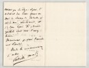 A. Catulle Mend&egrave;s - Lettre autographe sign&eacute;e &agrave; A. Vitu - Article critique - 1881. Catulle Mend&egrave;s