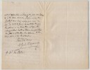 Alphonse Duvernoy - Lettre autographe sign&eacute;e. Alphonse Duvernoy