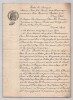 Pouvoir sign&eacute; par Paul Jules Barbier - Collection de 25 auteurs & musiciens. Paul Jules Barbier