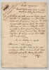 Ch&eacute;zy - Manuscrit autographe sign&eacute; - Critique d'Art l'Antiquit&eacute; et ses "Cro&ucirc;tes". Antoine Ch&eacute;zy