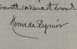 Henri de R&eacute;gnier - Lettre autographe sign&eacute;e &agrave; Jacques Boulenger - NERVAL - 1914. Henri de R&eacute;gnier