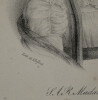 S.A.R Madame Ad&eacute;la&iuml;de - Ad&eacute;la&iuml;de d'Orl&eacute;ans - lith. de Fran&ccedil;ois-S&eacute;raphin Delpech. Fran&ccedil;ois-S&eacute;raphin Delpech