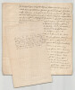 Jean-Baptiste PETIJEAN - Devis sign&eacute; r&eacute;parations Chapelle de Saulx-le-Duc - 1766. Jean-Baptiste PETIJEAN