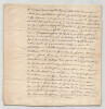 Jean-Baptiste PETIJEAN - Devis sign&eacute; r&eacute;parations Chapelle de Saulx-le-Duc - 1766. Jean-Baptiste PETIJEAN