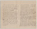 Fr&eacute;d&eacute;ric Godet - Longue lettre autographe sign&eacute;e &agrave; Mlle Risler - 6 pages - 1886. Fr&eacute;d&eacute;ric Godet