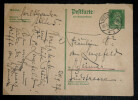 Erika Von Watzdorf-Bachoff - Carte postale autographe sign&eacute;e - 20 septembre 1927. Erika Von Watzdorf-Bachoff