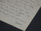 Pierre de NOLHAC, Historien - LETTRE AUTOGRAPHE SIGN&Eacute;E. Pierre de NOLHAC