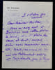 Henriette ROGGERS, Actrice - LETTRE AUTOGRAPHE SIGN&Eacute;E, 1910. Henriette ROGGERS