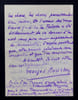 Henriette ROGGERS, Actrice - LETTRE AUTOGRAPHE SIGN&Eacute;E, 1910. Henriette ROGGERS